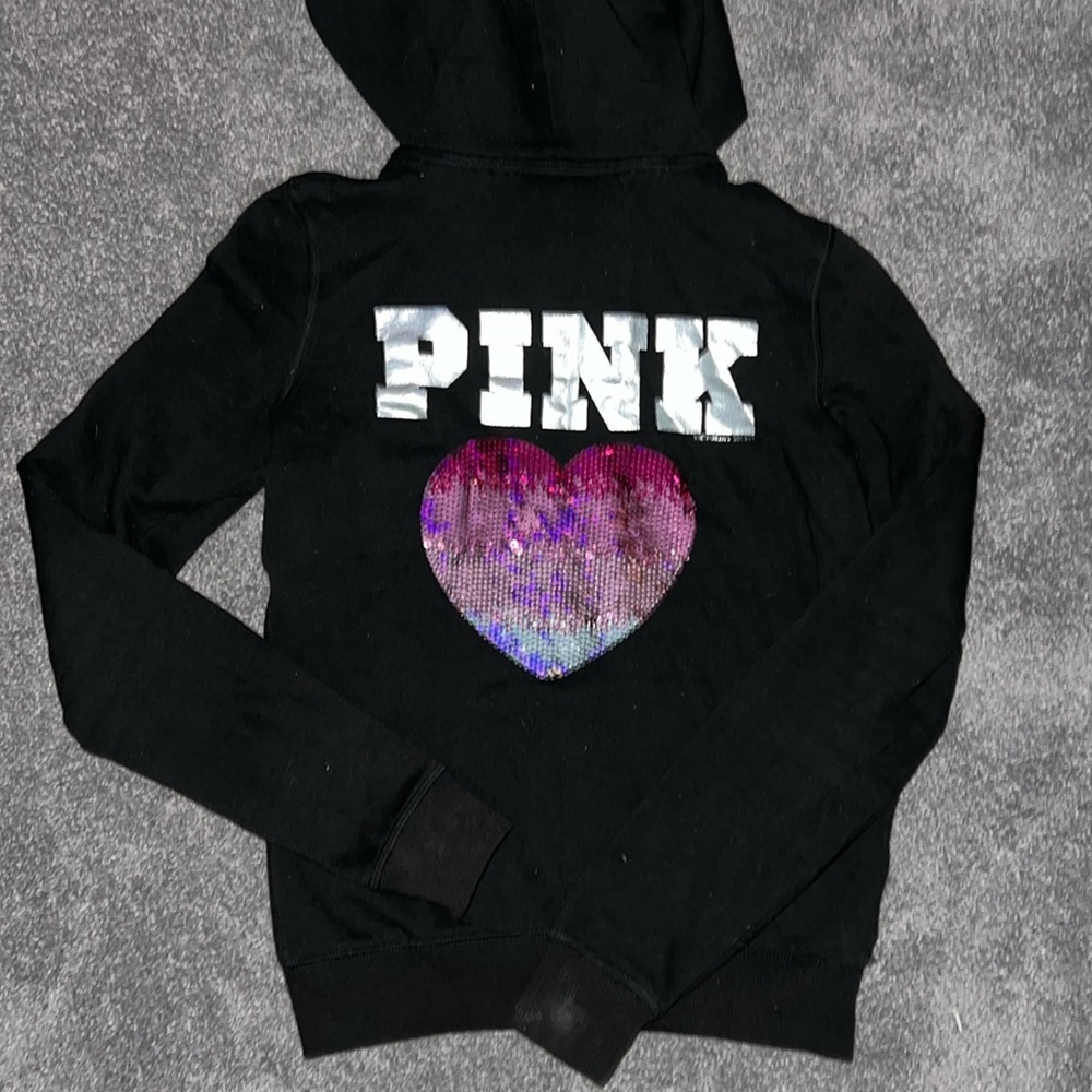 Victoria’s Secret Pink sequin hoodie size XS